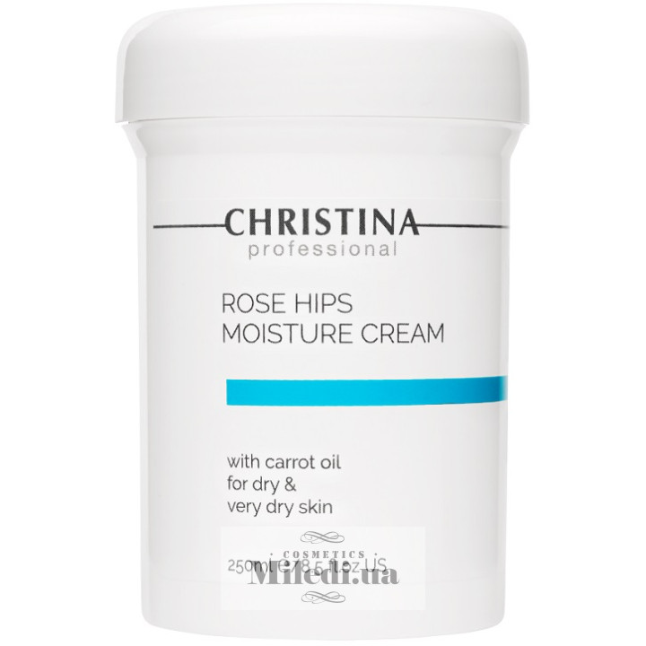 Увлажняющий крем Christina с маслом шиповника и моркови, 250 мл