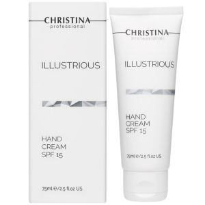 Осветляющий защитный крем для рук Christina Illustrious Hand Cream SPF15 75 мл