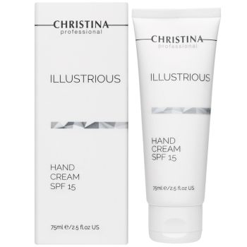 Освітлюючий захисний крем для рук Christina Illustrious Hand Cream SPF15 75 мл