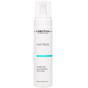 Нежный очищающий мусс-комфорт для лица Christina Unstress Comfort Cleansing Mousse 200 мл