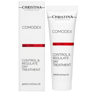 Дневной гель серум для жирной кожи Контроль и стабилизация Christina Comodex Control & Regulate Day Treatment 50 мл