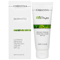 Дневной крем Абсолютная защита с тоном Christina Bio Phyto Ultimate Defense Day Tinted Cream SPF20 75 мл