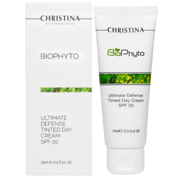 Дневной крем Абсолютная защита с тоном Christina Bio Phyto Ultimate Defense Day Tinted Cream SPF20 75 мл