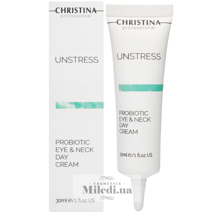 Дневной крем Christina Unstress для глаз и шеи Пробиотик, 30 мл