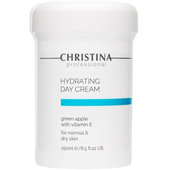 Зволожуючий денний крем із зеленим яблуком і вітаміном Е Christina Hydrating Day Cream Green Apple + Vitamin E 250 мл