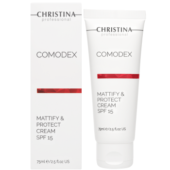 Крем матирующий защитный для жирной кожи Christina Comodex Mattify & Protect Cream SPF15 75 мл
