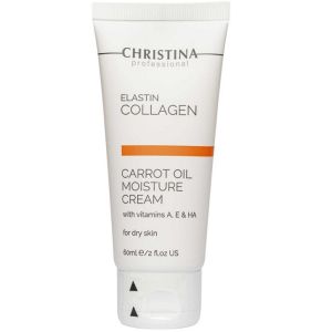 Увлажняющий крем с морковным маслом коллагеном и эластином Christina Elastin Collagen Carrot Oil Moisture Cream 60 мл