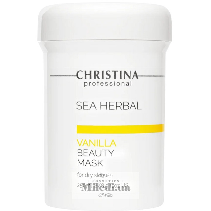 Маска краси Ванільна для сухої шкіри Christina Sea Herbal Beauty Mask Vanilla 250 мл