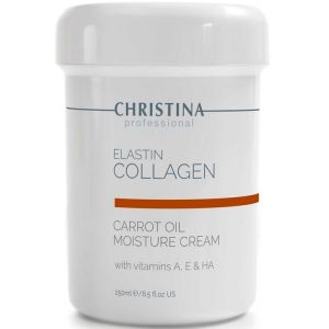Увлажняющий крем с морковным маслом коллагеном и эластином Christina Elastin Collagen Carrot Oil Moisture Cream 250 мл