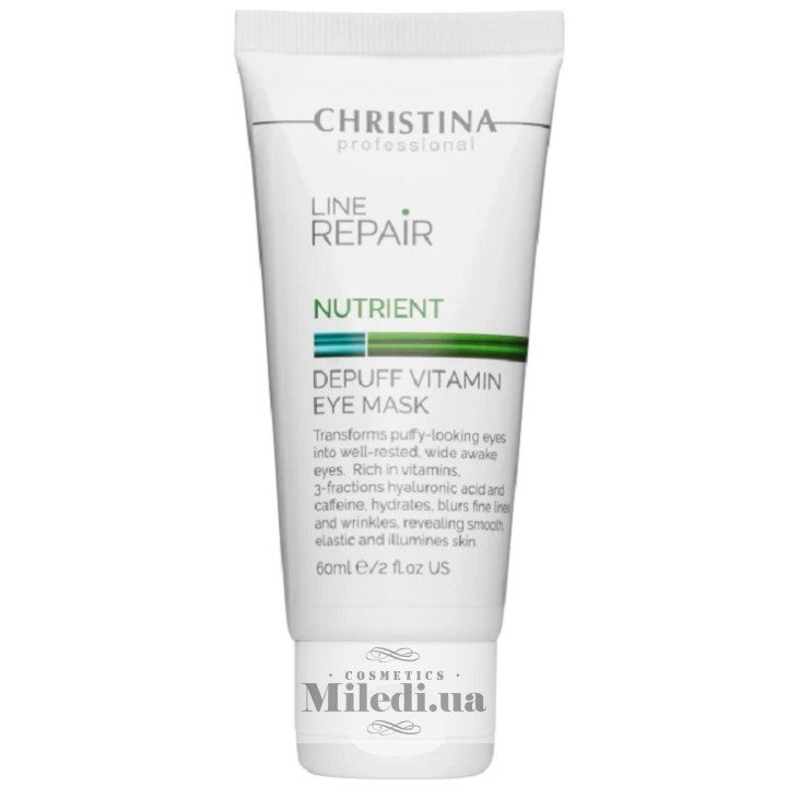 Витаминная омолаживающая маска для кожи вокруг глаз Christina Line Repair Nutrient Depuff Vitamin Eye Mask 60 мл