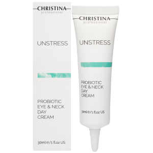 Дневной крем пробиотик вокруг глаз и шеи, 30мл - Christina Unstress Pro-Biotic Day Cream Eye & Neck SPF8