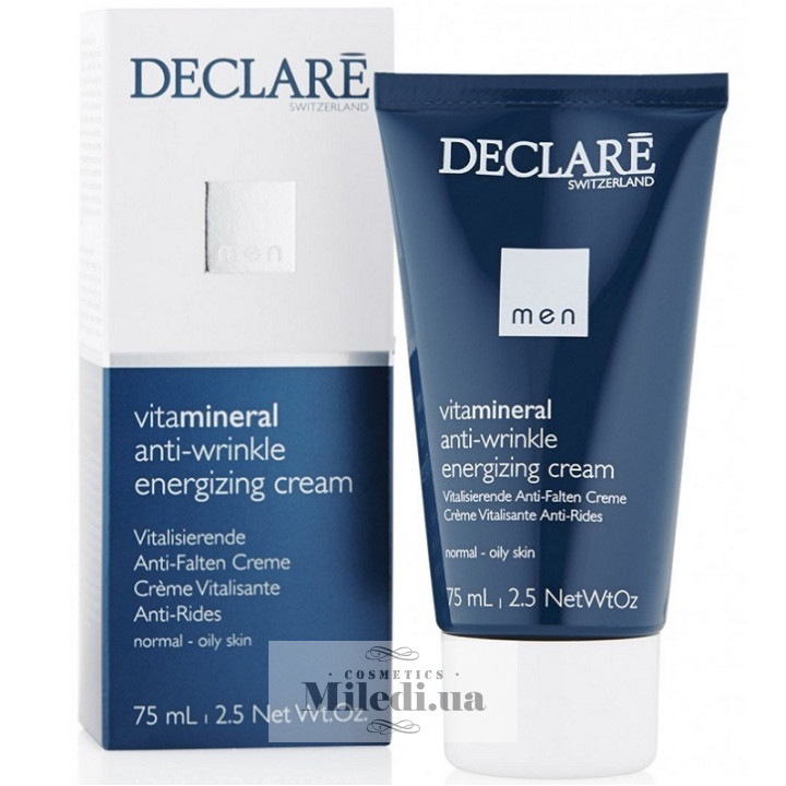 Энергетический крем Declare Men Vitamineral против морщин, 75 мл