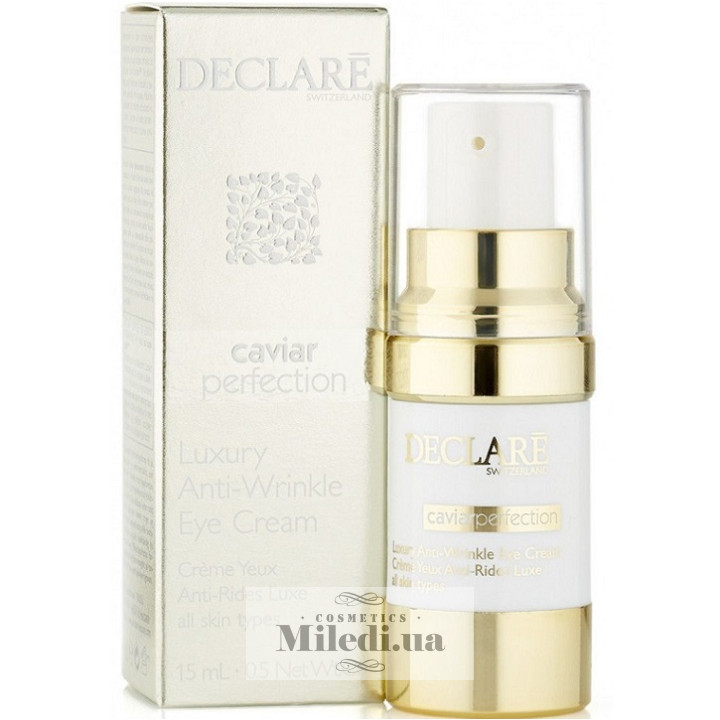 Крем відновлюючий проти зморшок для шкіри навколо очей Declare Luxury Anti-Wrinkle Eye Cream 15 мл