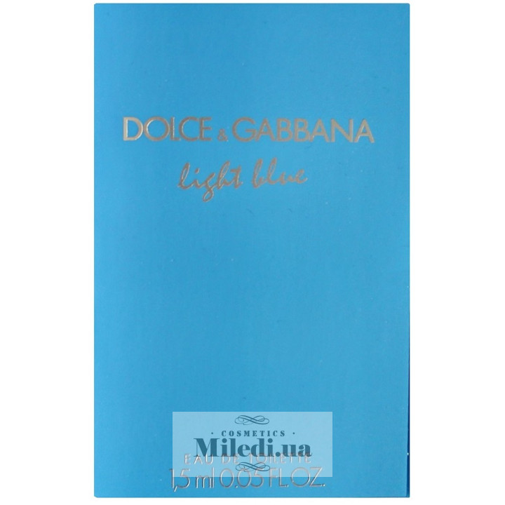 Dolce & Gabbana Light Blue edt 1.5ml Туалетна вода пробник