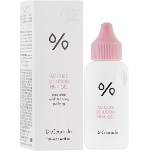 Гель для вмивання проблемної шкіри Dr. Ceuracle АC Сure Solution Pink Gel 50 мл