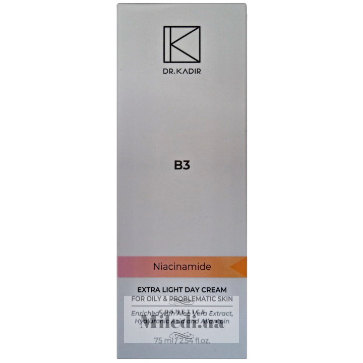 Экстра легкий крем Dr. Kadir B3 Extra Light Day Cream для жирной кожи