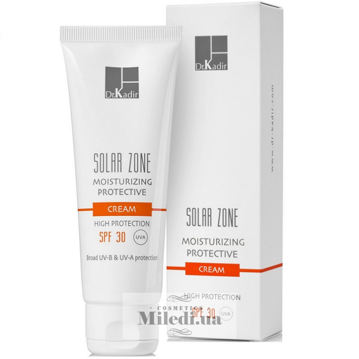 Солнцезащитный крем SPF30 Dr. Kadir Solar Zone Moisturizing Protective Cream, 75 мл