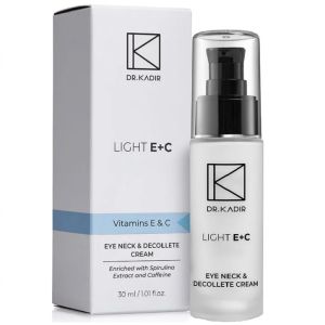 Крем для кожи вокруг глаз и шеи c витаминами Е и С Dr. Kadir Light E + C Eye Neck & Decollete Cream 30 мл