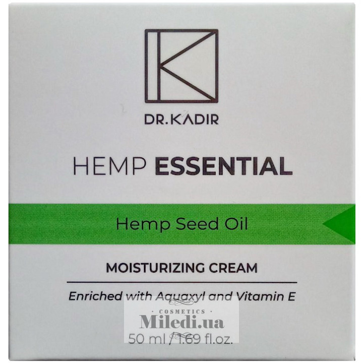 Крем Dr. Kadir Hemp Essential Moisturizing Cream с экстрактом каннабиса, 50 мл