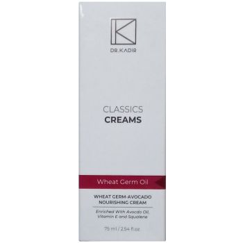 Питательный крем с маслом зародышей пшеницы и авокадо Dr. Kadir Wheat Germ Oil Avocado Nourishing Cream