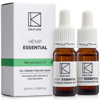 Масло-сыворотка с экстрактом каннабиса для сухой кожи Dr. Kadir Hemp Essential Oil Serum 2*10 мл
