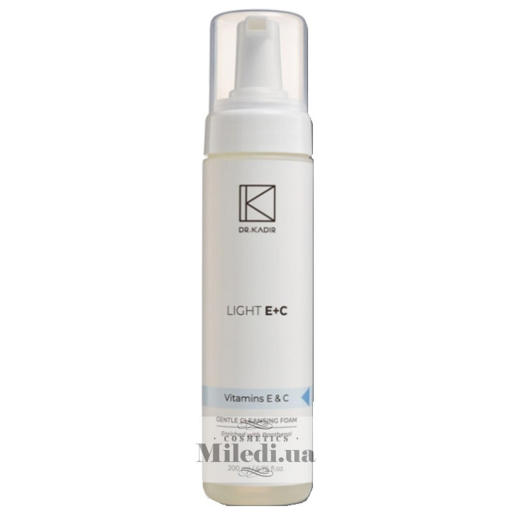 Пінка з вітамінами Dr. Kadir Light E + C Gentle Cleansing Foam, 200 мл
