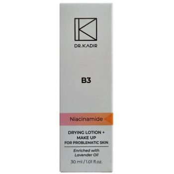 Тонирующая подсушивающая эмульсия для проблемной кожи Dr. Kadir B3 Drying Lotion + Make Up For Problematic Skin 30 мл