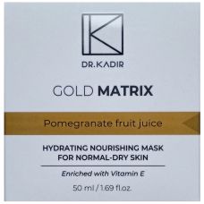 Золота маска омолоджуюча для обличчя Dr. Kadir Gold Matrix Mask