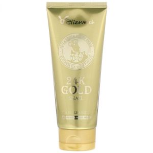 Очищаюча пінка з муцином равлику та золотом Elizavecca Milky Piggy 24K Gold Snail Cleansing Foam 180 мл