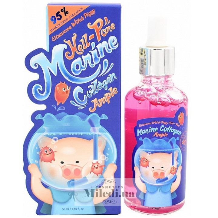Сироватка Elizavecca Witch Piggy на морському колагені 95%, 50 мл