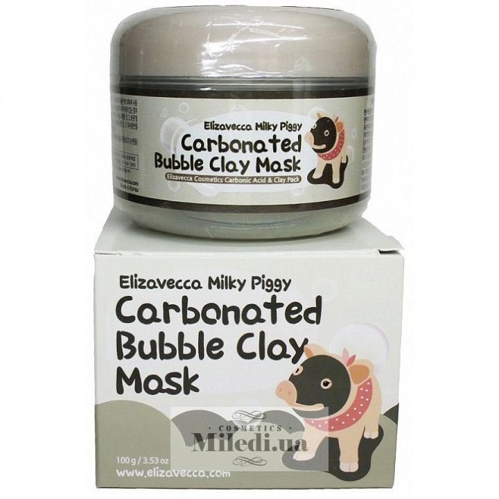 Глиняно-бульбашкова маска Elizavecca Milky Piggy для обличчя, 100 мл
