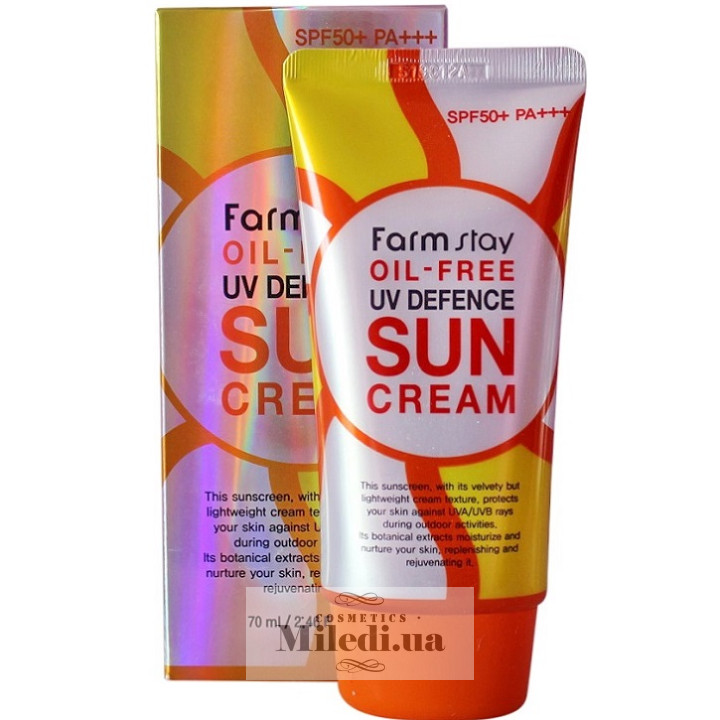 Солнцезащитный крем Farmstay Oil-Free UV Defence Sun Cream, 70 мл