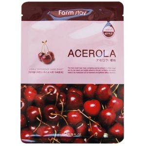Тканевая маска с ацеролой FarmStay Visible Difference Mask Sheet Acerola (шт)