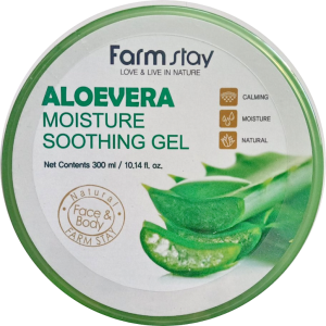 Гель с экстрактом алоэ вера Farmstay Moisture Soothing Gel Aloevera