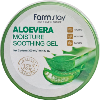 Гель з екстрактом алое віра Farmstay Moisture Soothing Gel Aloevera