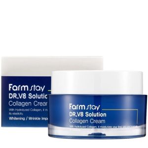 Интенсивно увлажняющий крем с коллагеном FarmStay Dr.V8 Solution Collagen Cream 50 мл