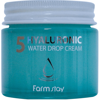 Зволожуючий крем з гіалуроновою кислотою FarmStay 5 Hyaluronic Water Drop Cream 80 мл