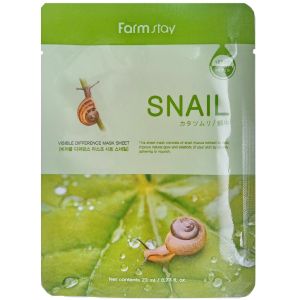 Тканевая маска с экстрактом улитки FarmStay Visible Difference Mask Sheet Snail (шт)