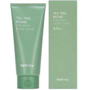 Пенка для очищения проблемной кожи Farmstay Tea Tree Biome Calming Acne Foam 180 мл