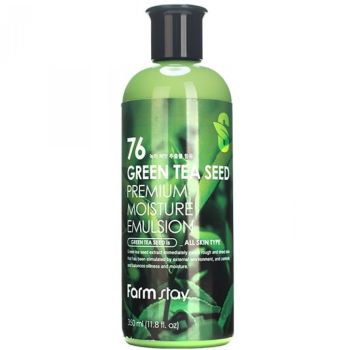 Увлажняющий тонер с экстрактом зеленого чая FarmStay 76 Green Tea Seed Premium Moisture Toner 350 мл