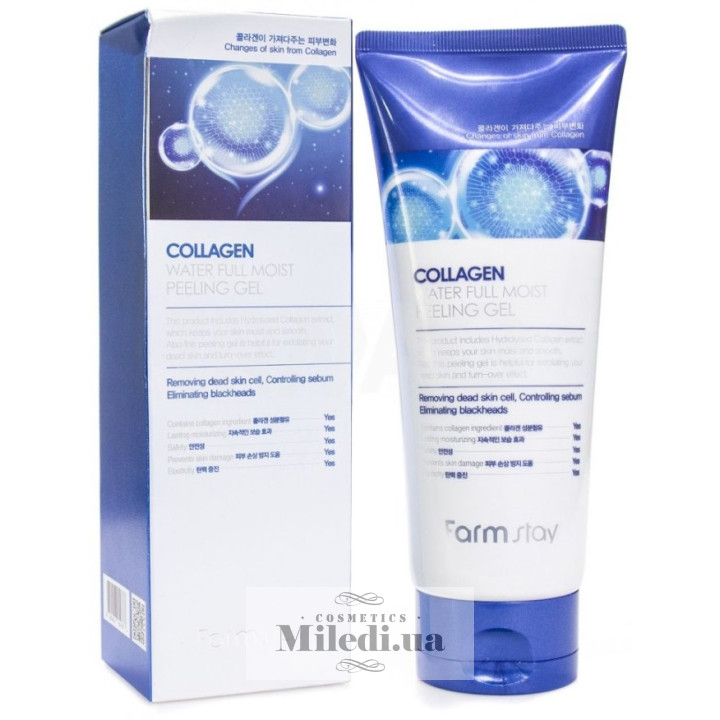 Пилинг-гель FarmStay Collagen Water с коллагеном, 180 мл