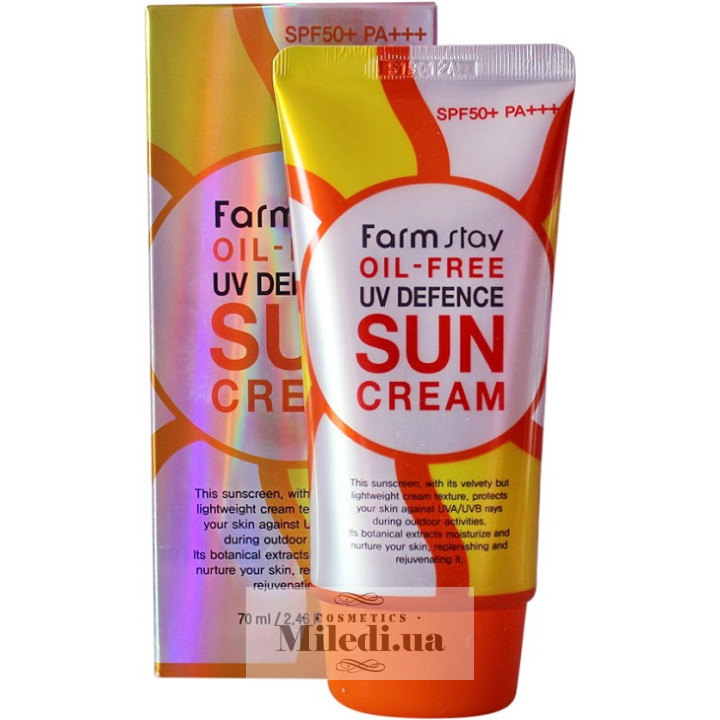 Солнцезащитный крем Farmstay Oil-Free UV Defence Sun Cream, 70 мл