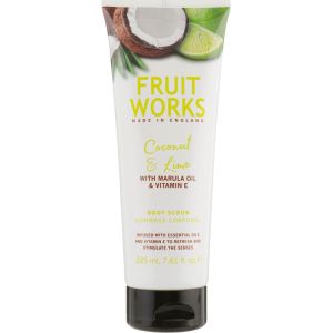 Скраб для тела Кокос и лайм Grace Cole Fruit Works Coconut & Lime Body Scrub
