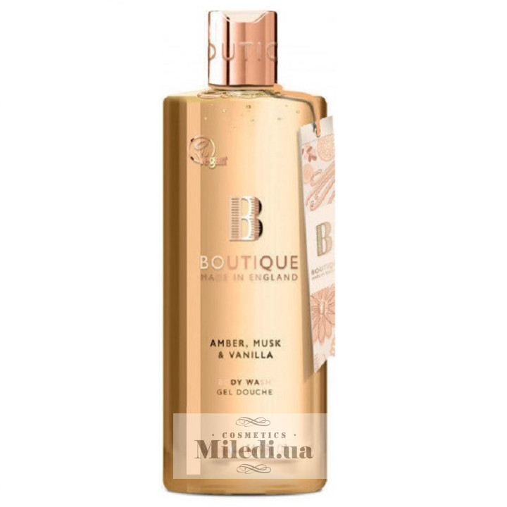 Гель для душа Grace Cole Boutique «Амбра, мускус и ваниль», 500 мл