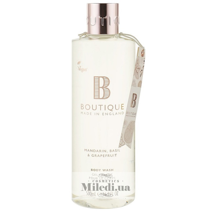 Гель для душа Grace Cole Boutique «Мандарин, базилик и грейпфрут», 500 мл