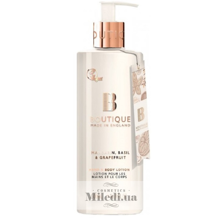 Лосьйон Grace Cole Boutique «Мандарин, базилік і грейпфрут», 500 мл