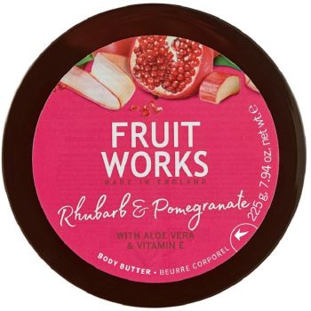 Масло для тіла Ревінь і гранат Grace Cole Fruit Works Rhubarb & Pomegranate Body Butter 225 мл