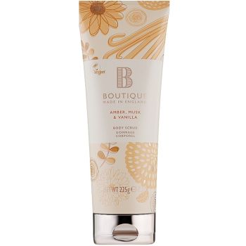 Скраб для тела Амбра мускус и ваниль Grace Cole Boutique Amber Musk & Vanilla Body Scrub 225 мл