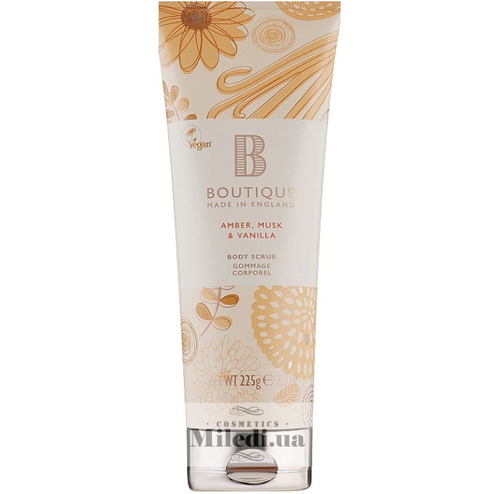 Скраб для тела «Амбра, мускус и ваниль» Grace Cole, 225 мл