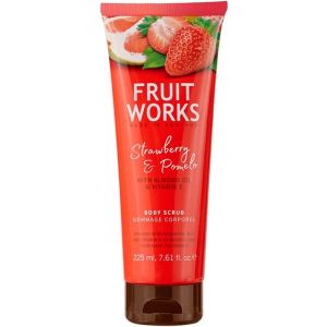 Скраб для тела Клубника и помело Grace Cole Fruit Works Strawberry & Pomelo Body Scrub 225 мл